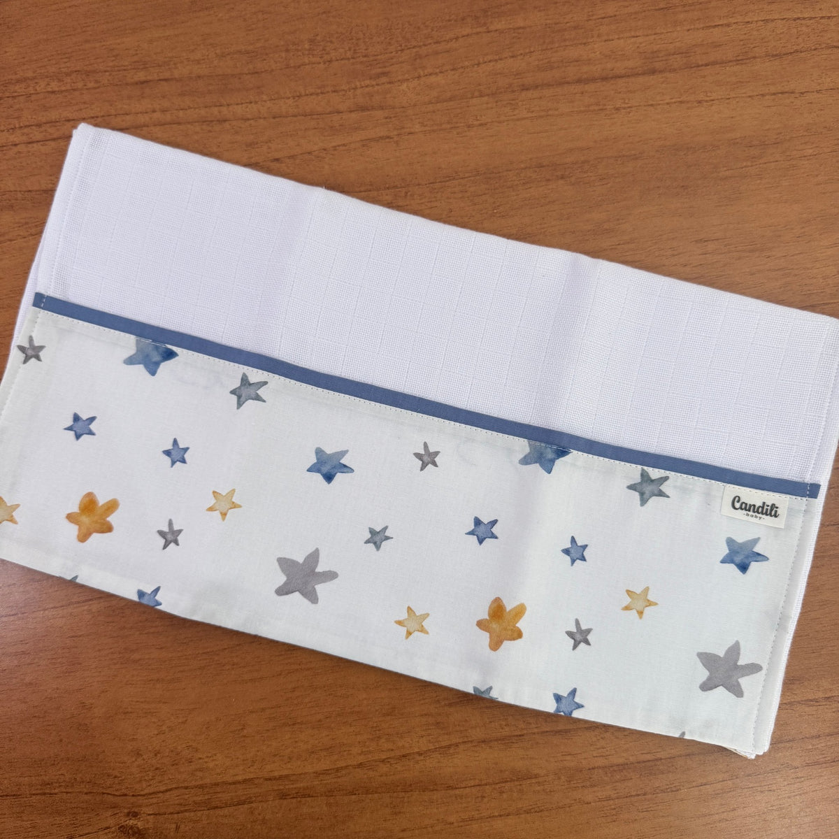 Fralda de Ombro Premium 100% Algodão - Estrelas