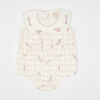 Body Banho de Sol com Gola Bordada Lavanda – Mini&Co