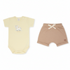 Conjunto Body com Short Vaquinha Mini&Co