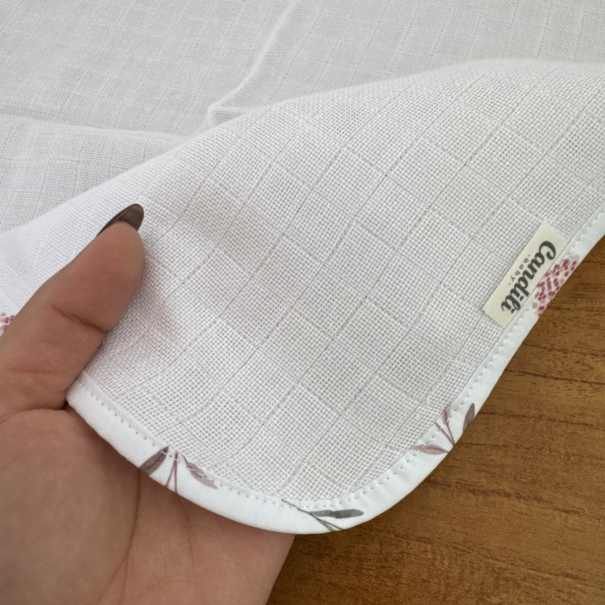 Fralda de Boca Slim Premium 100% Algodão - Borboletas