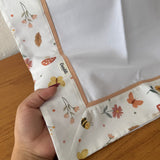 Cueiro Flanelado Premium 100% Algodão - Jardim Encantado
