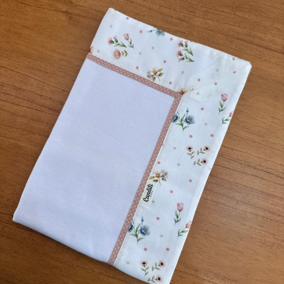 Cueiro Flanelado Premium 100% Algodão - Primavera Barrado