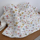 Cobertor de Bebê Carneirinho Sherpa - Floral