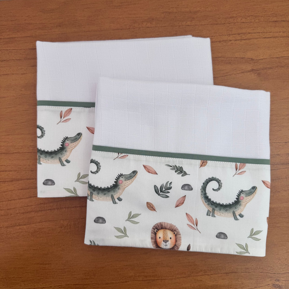 Kit Enxoval Ternura 10 peças – Leão e Jacaré