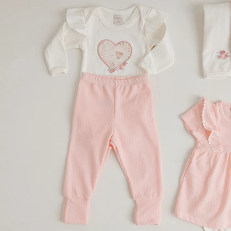 Conjunto Body e Calça em Ribana Mini&co
