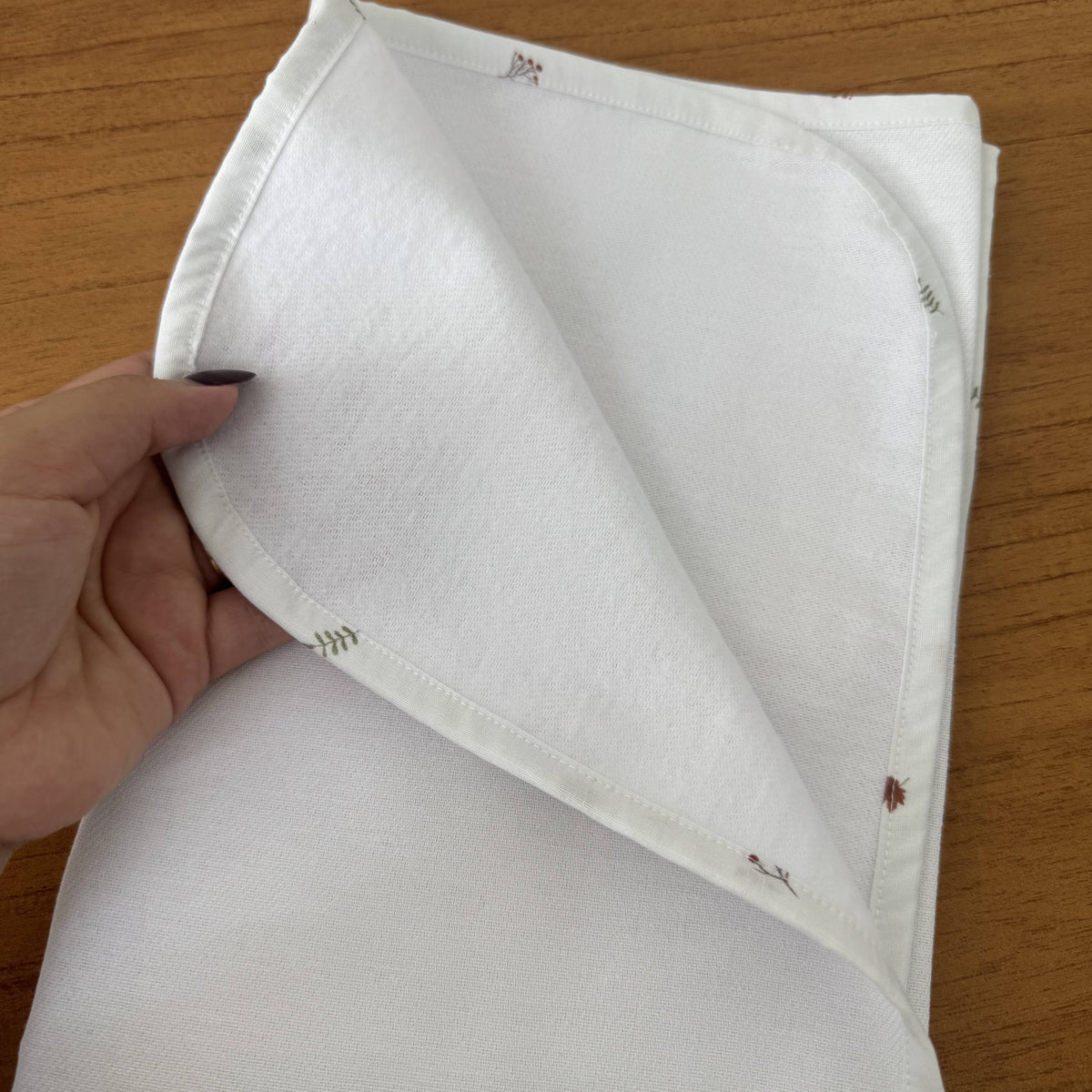 Cueiro Flanelado - Folhas de Outono
