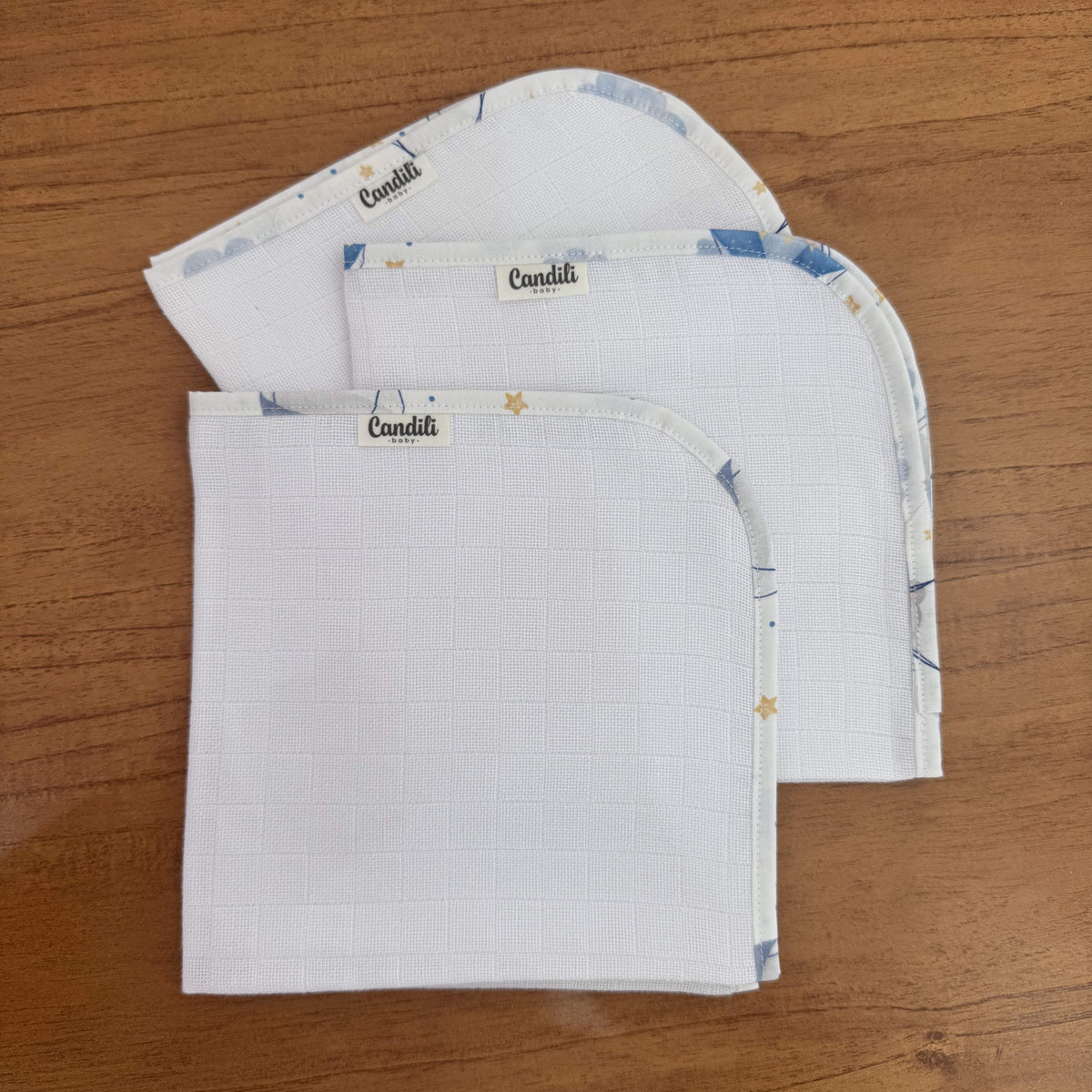 Kit Enxoval Maternidade 20 peças – Balões e Paraquedas Azul