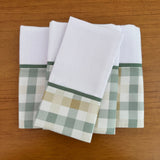 Kit Enxoval Passeio 3 Peças – Xadrez Verde