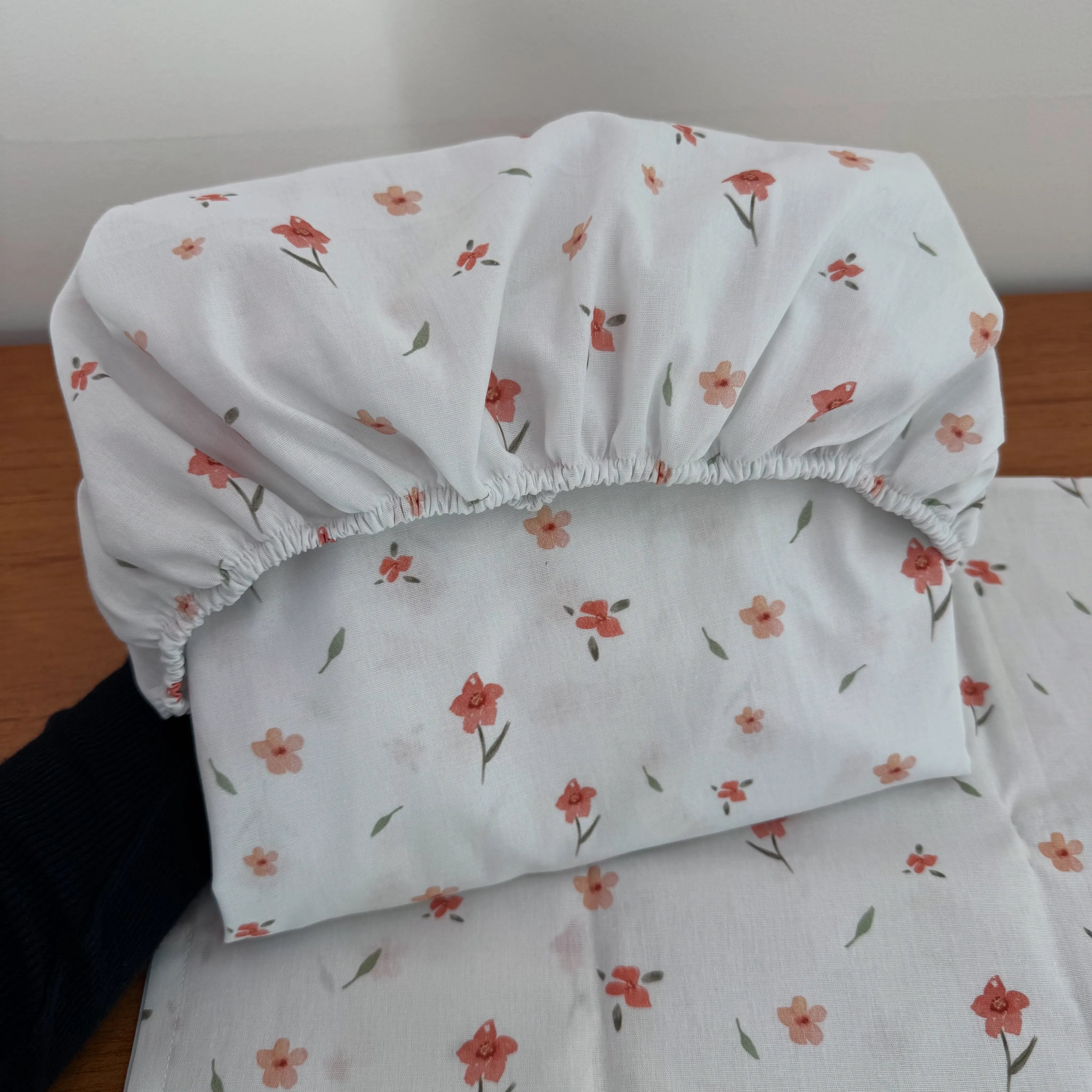 Jogo de Lençol 2 Peças - Flores e Folhas