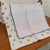 Cueiro Flanelado Premium 100% Algodão - Estrelas