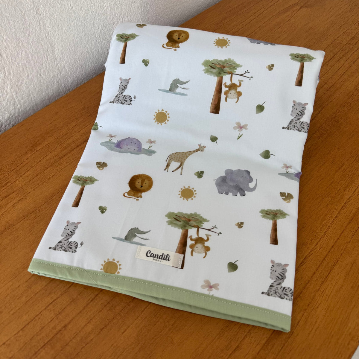 Kit Enxoval Ternura 10 peças – Safari Banho de Sol