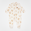Macacão Longo com Pezinho Ziper Frontal Floresta – Mini&Co