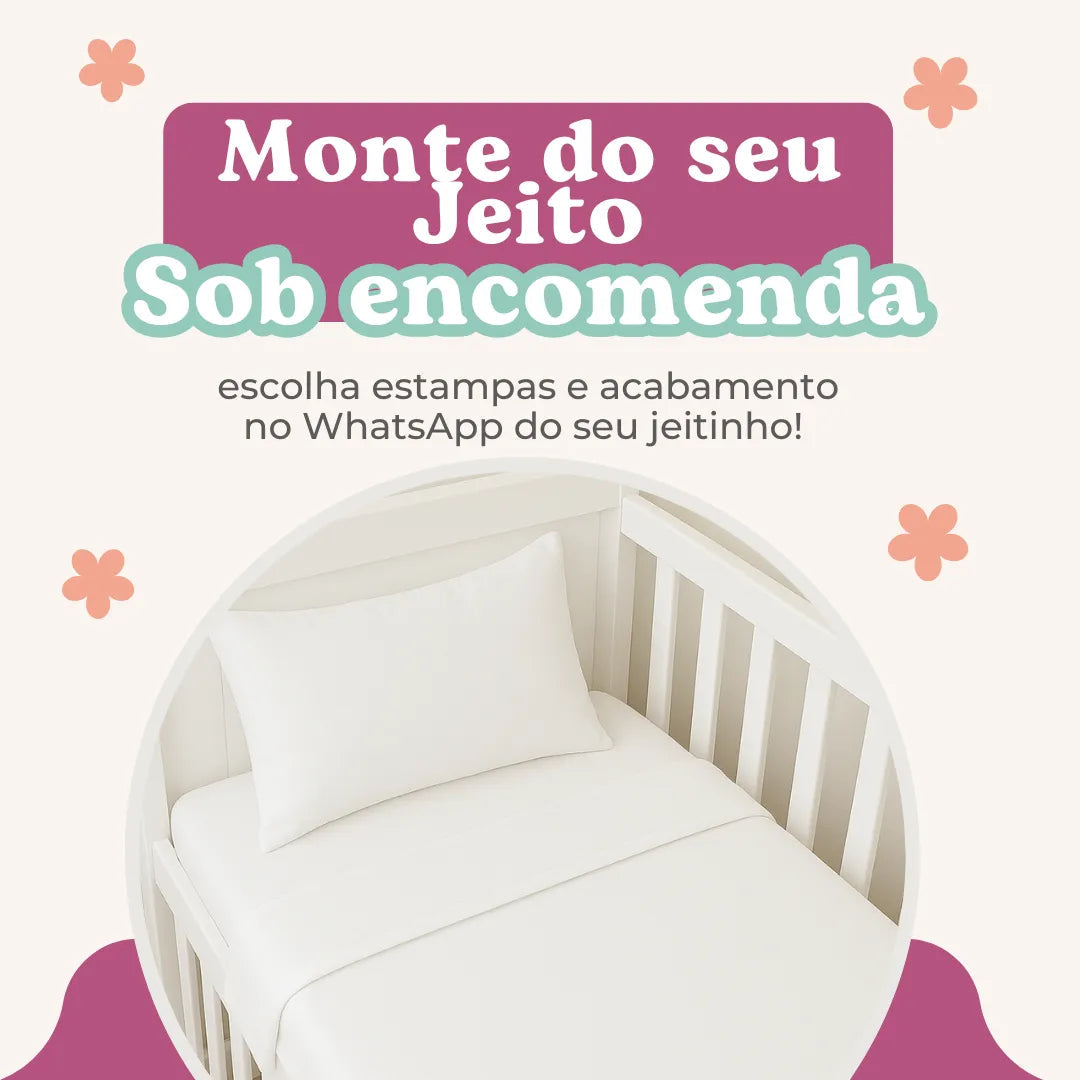 Jogo de Lençol 3 Peças 100% Algodão - Sob Encomenda