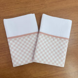 Kit Enxoval Ternura 10 peças – Xadrez Rosa
