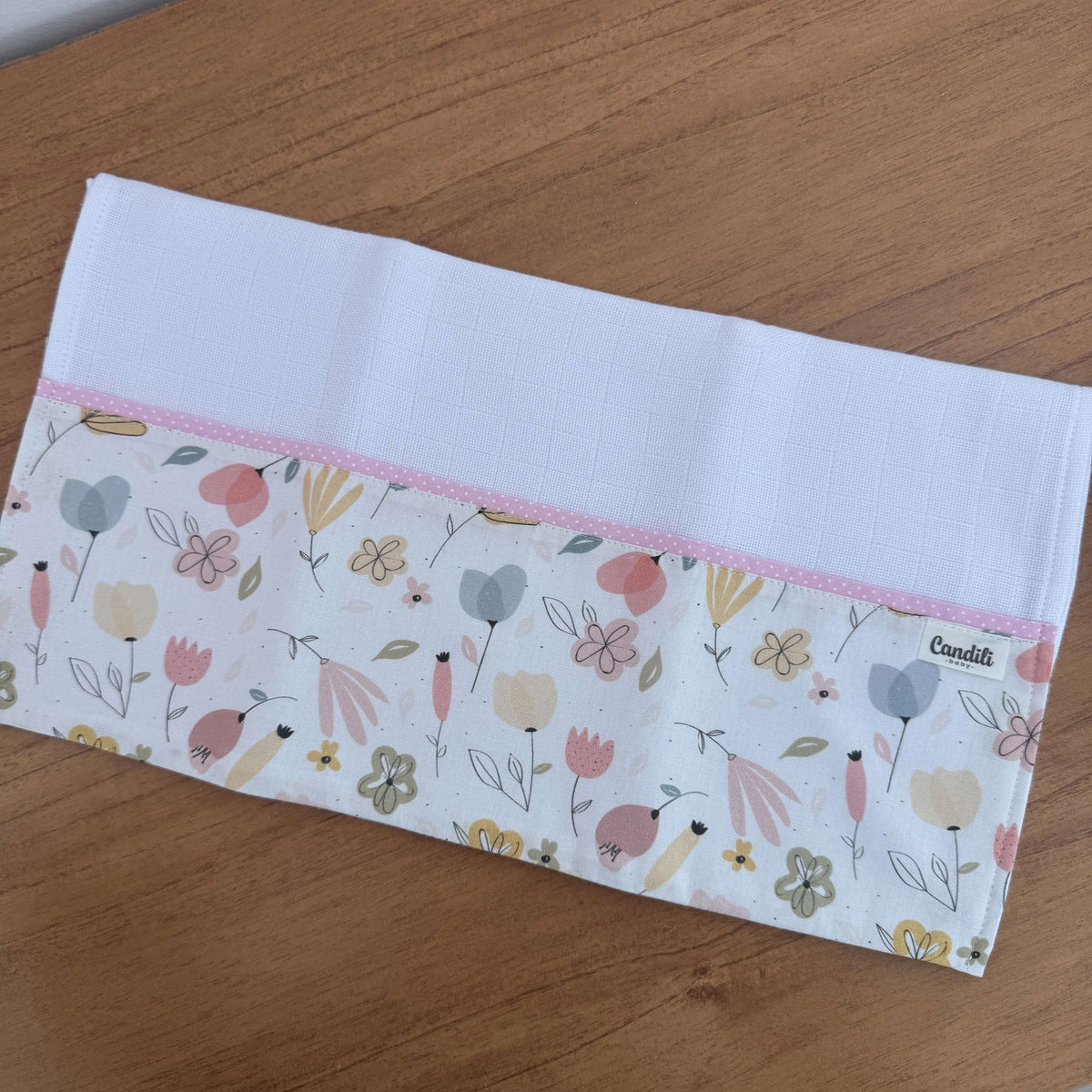 Fralda Grande Multiuso Premium 100% Algodão - Floral