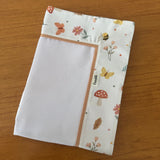 Cueiro Flanelado Premium 100% Algodão - Jardim Encantado Barrado