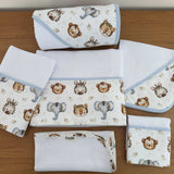 Kit Enxoval Afeto 6 Peças – Animais da Savana