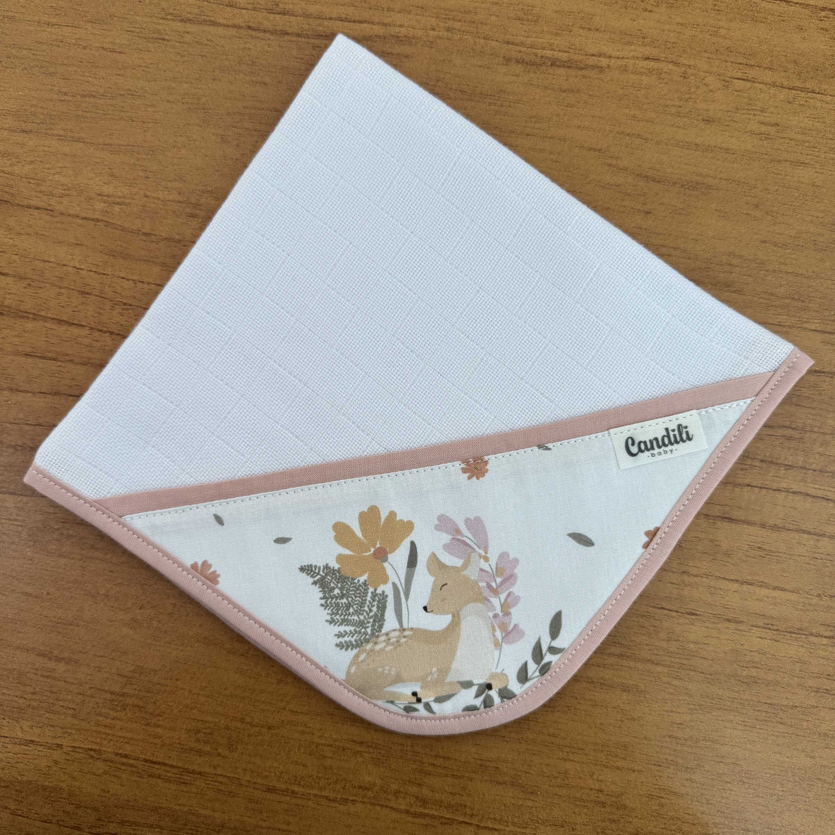 Fralda de Boca Cantinho Premium 100% Algodão - Bosque Encantado