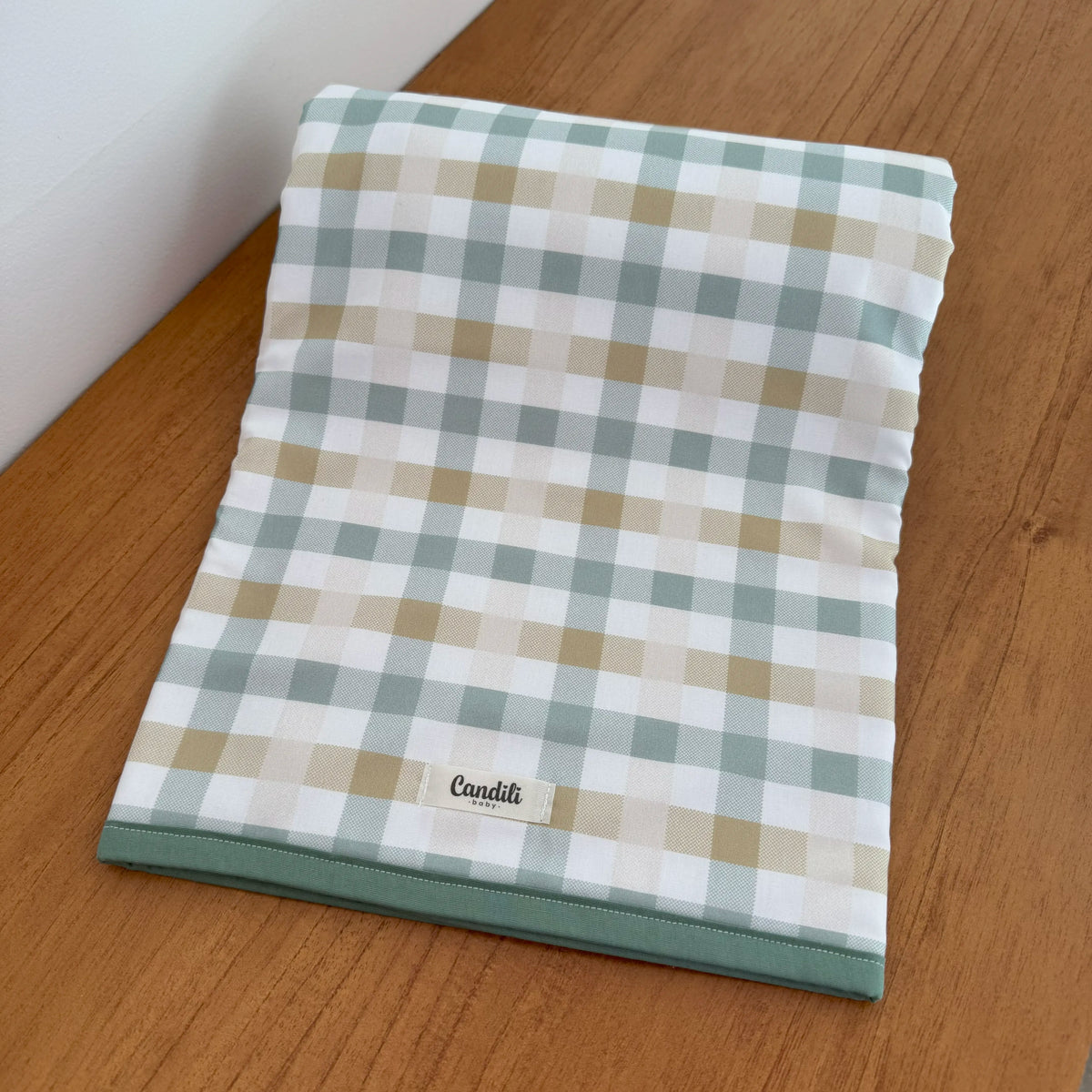 Kit Enxoval Ternura 10 peças – Xadrez Verde