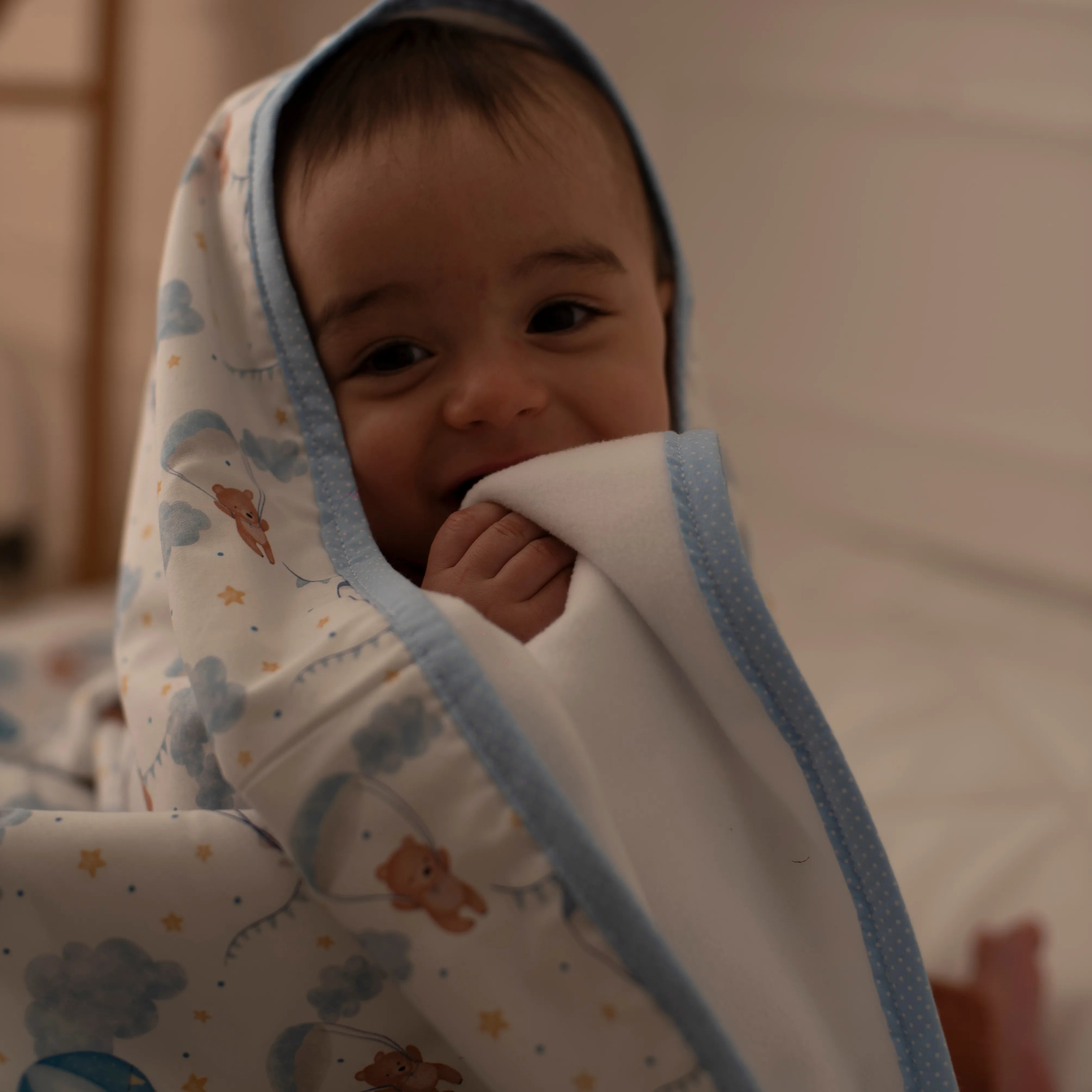 Manta Dupla Face - Xadrez e Cores