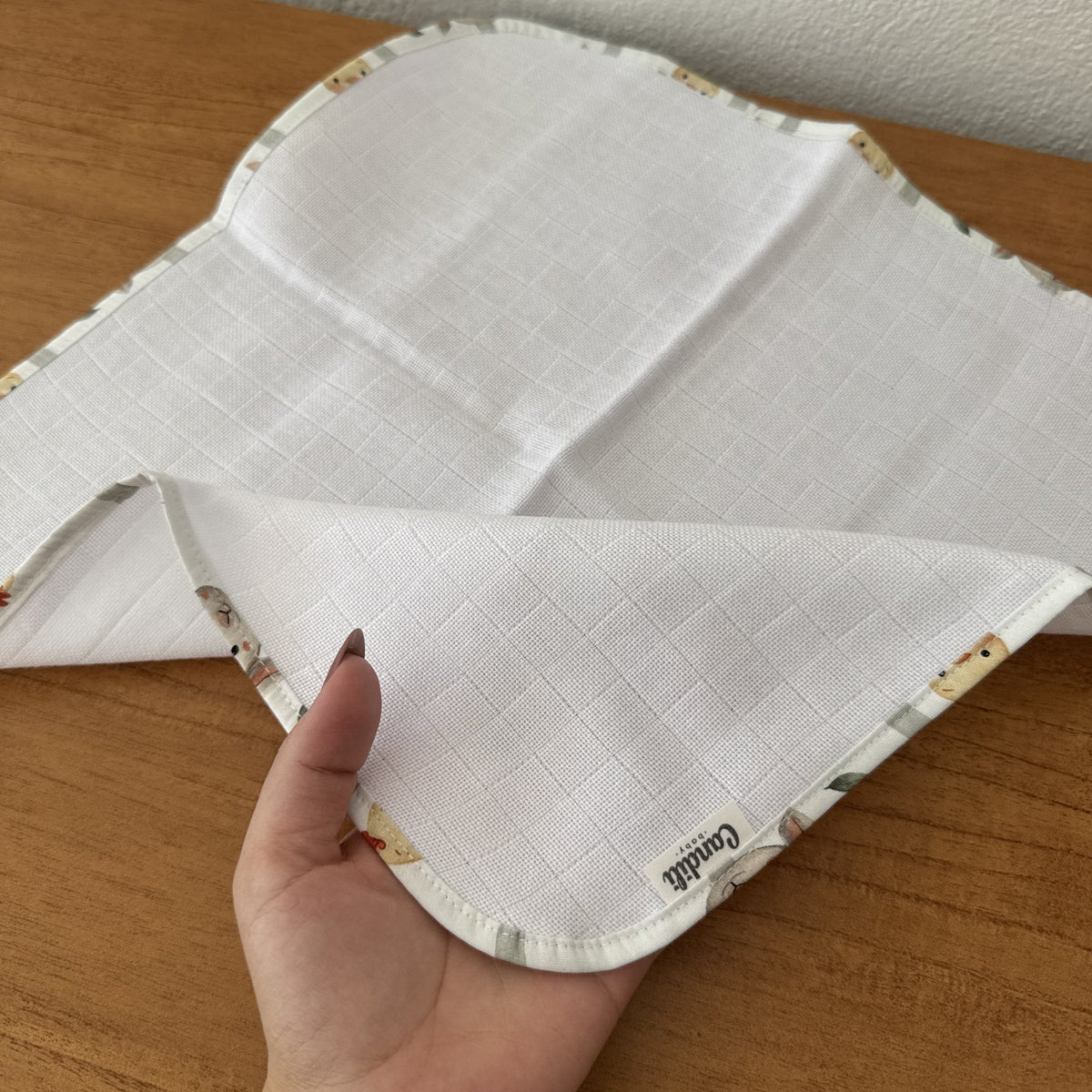 Fralda de Boca Slim Premium 100% Algodão - Turminha da Fazenda