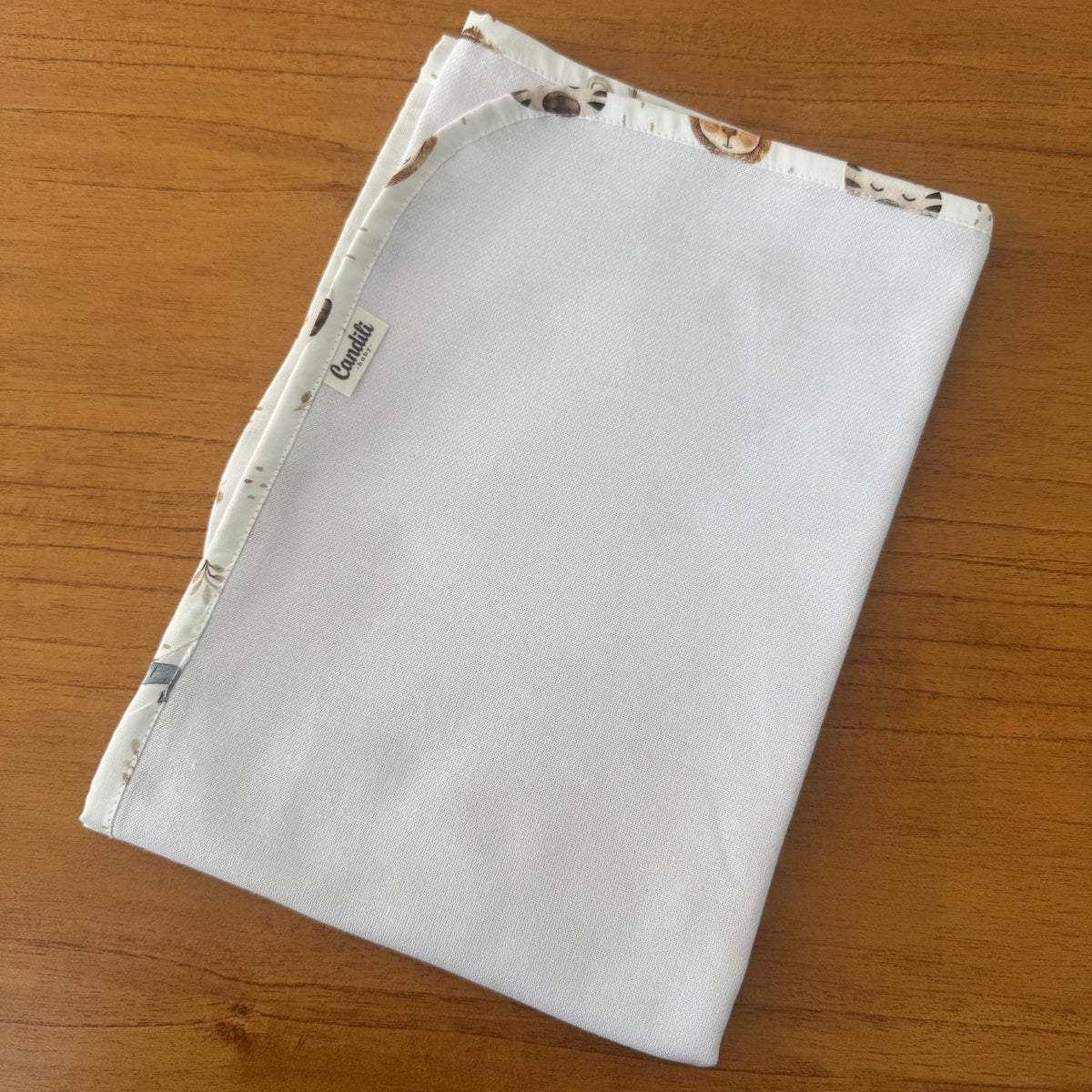 Cueiro Flanelado Premium 100% Algodão - Animais da Savana Slim
