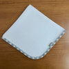 Fralda de Boca Slim Premium 100% Algodão - Xadrez Azul