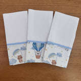 Kit Enxoval Maternidade 20 peças – Balões e Paraquedas Azul