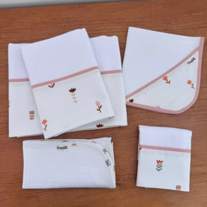 Kit Enxoval Essencial 5 Peças – Florescer