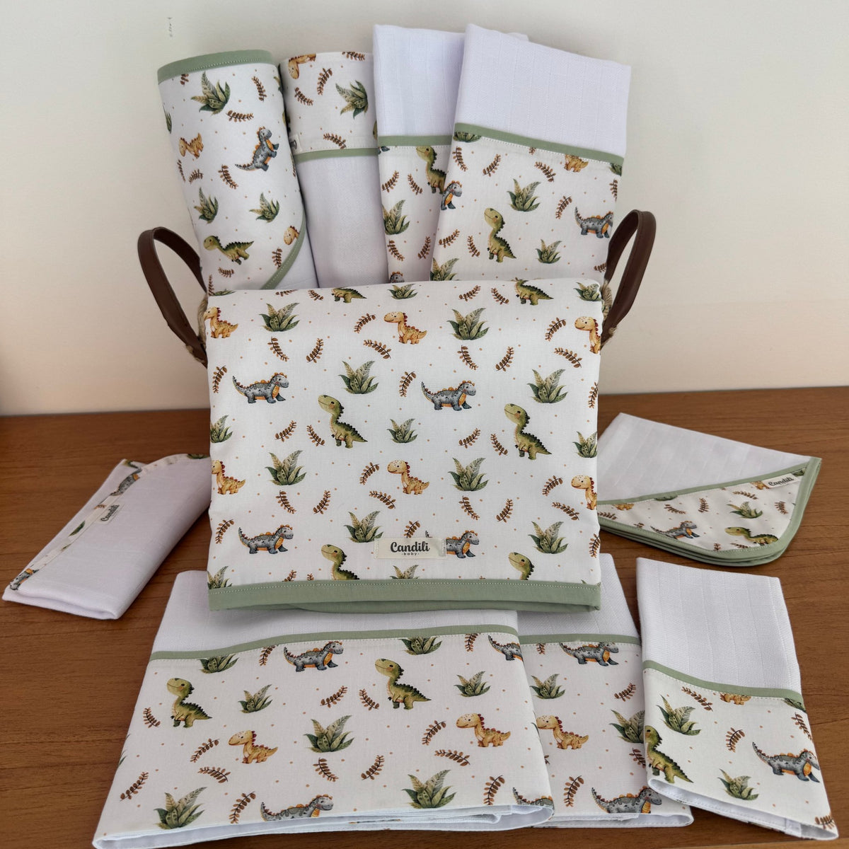 Kit Enxoval Ternura 10 peças – Dinossauro