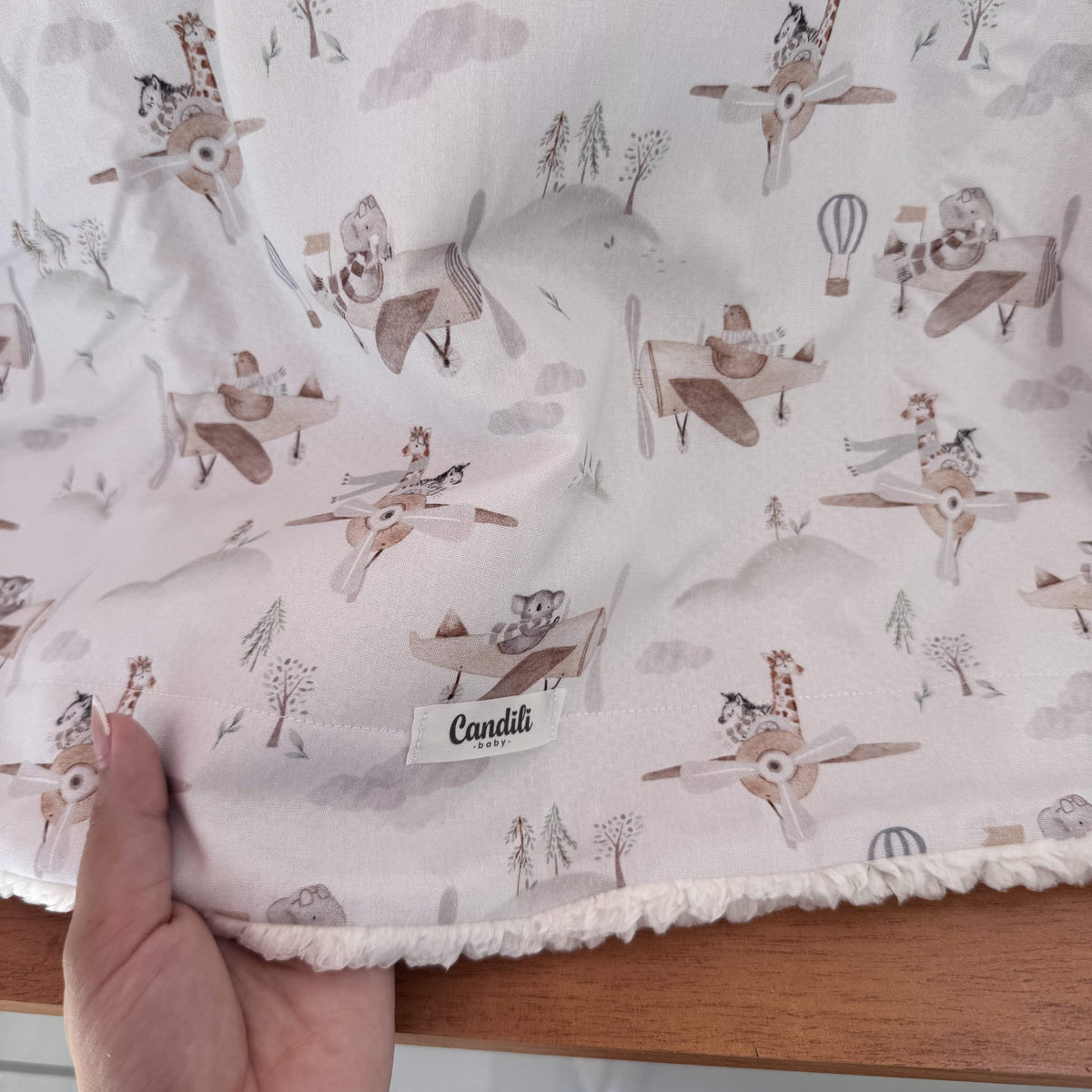Cobertor de Bebê Carneirinho Sherpa - Animais Aviadores