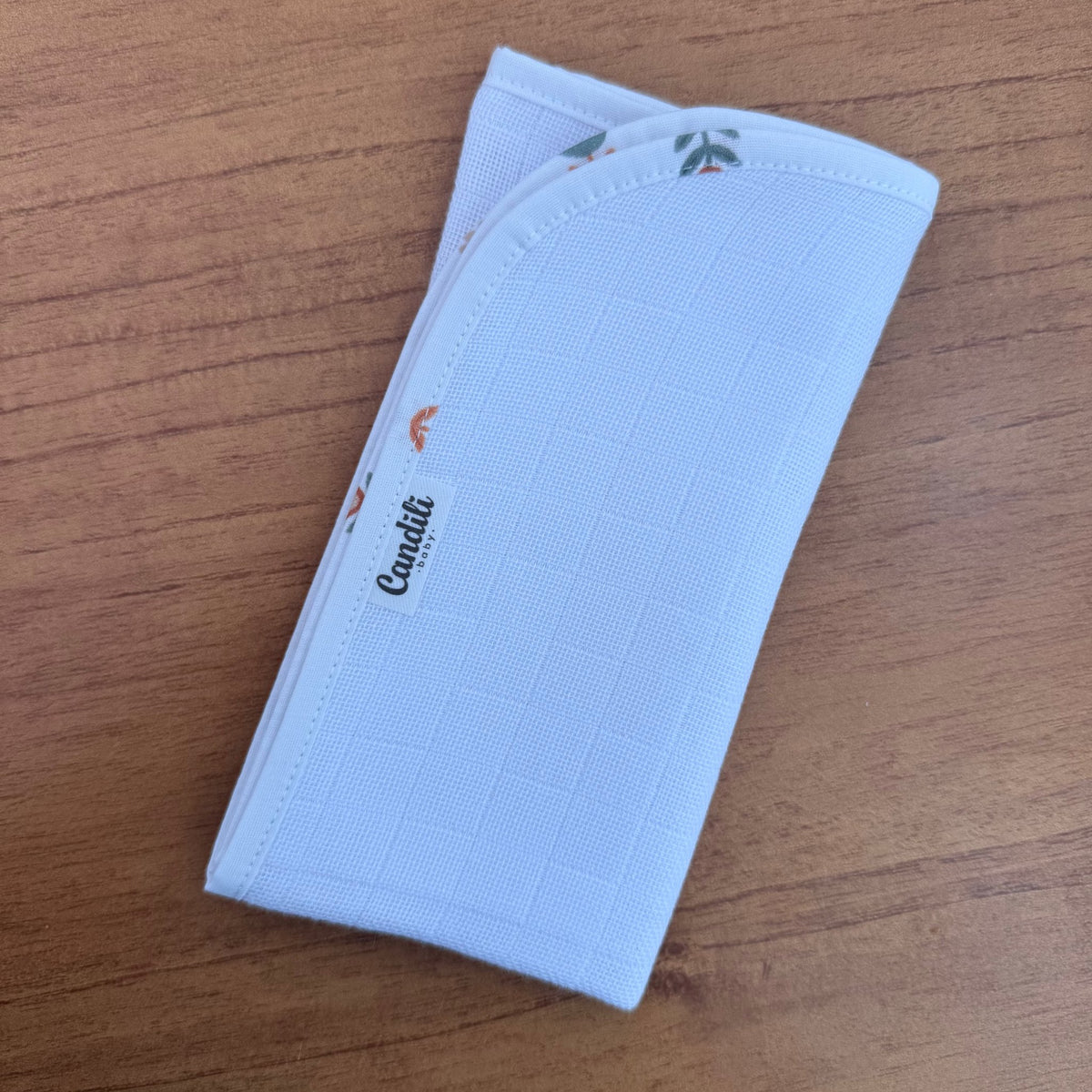 Fralda de Boca Slim Premium 100% Algodão - Florescer