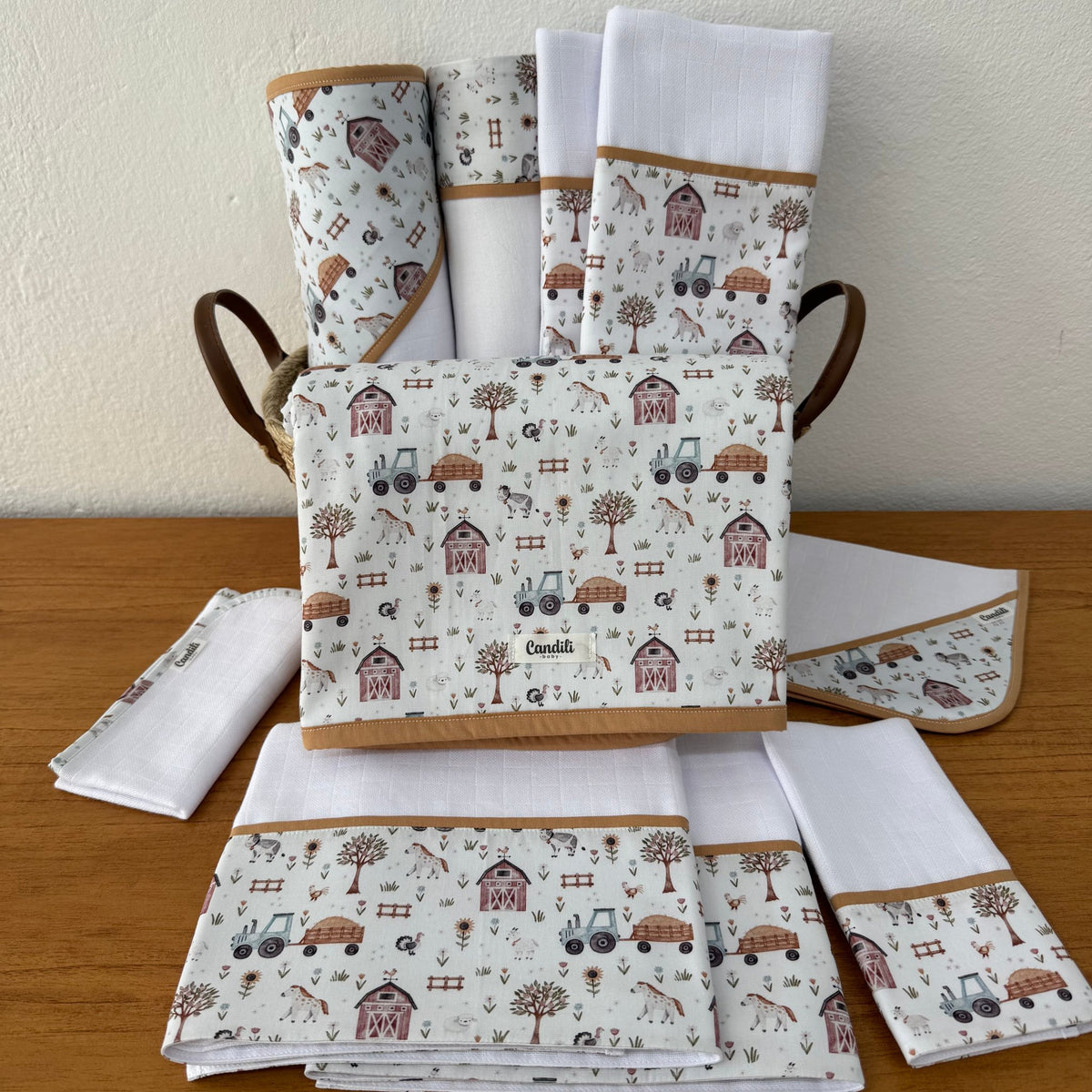 Kit Enxoval Ternura 10 peças – Fazendinha