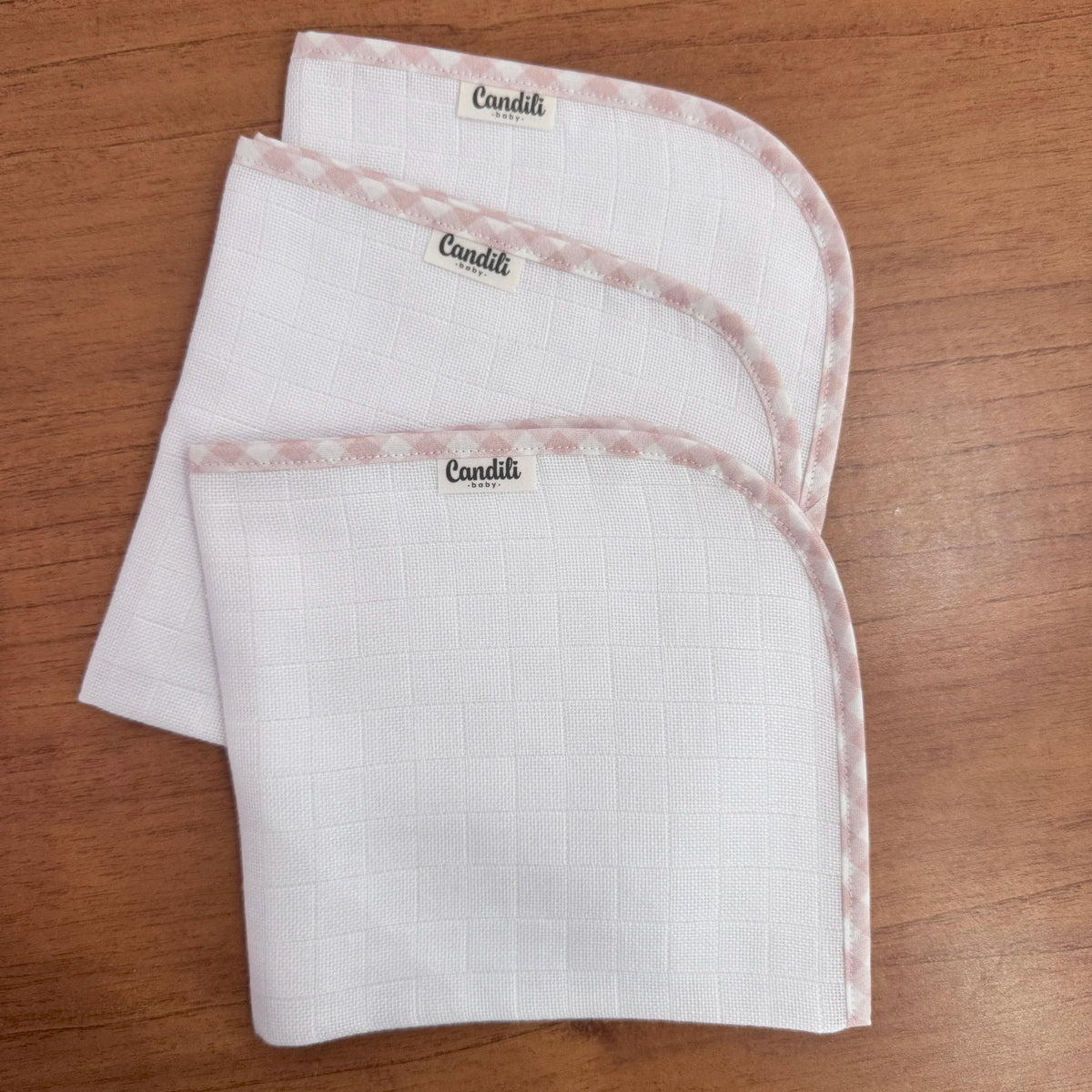 Kit Enxoval Maternidade 20 peças – Xadrez Rosa