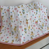 Manta Dupla Face - Abelhas no Jardim