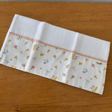 Fralda de Ombro Premium 100% Algodão - Passarinhos e Flores