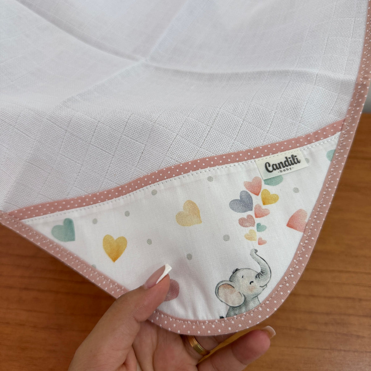 Kit Enxoval Fraldas de Boca 3 Peças – Elefantinha