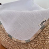 Fralda de Boca Slim Premium 100% Algodão - Xadrez e Cores