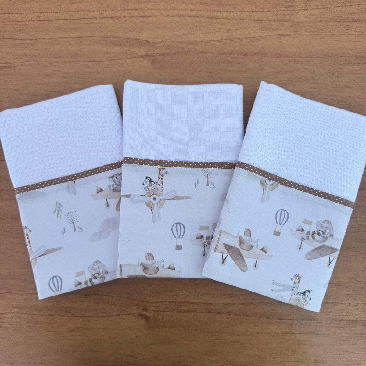 Kit Enxoval Maternidade 20 peças – Animais Aviadores