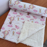 Kit Maternidade 20 peças - Balões e Paraquedas Rosa