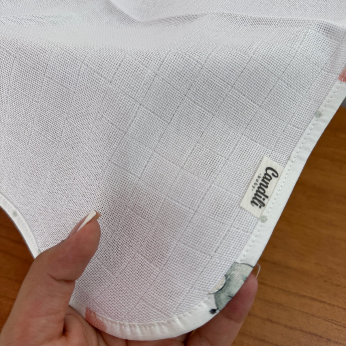 Fralda de Boca Slim Premium 100% Algodão - Elefantinha