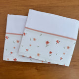 Kit Enxoval Maternidade 20 peças – Flores e Folhas