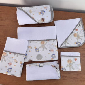 Kit Enxoval Afeto 6 Peças – Pequeno Astronauta