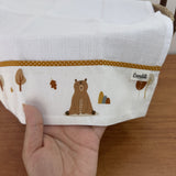 Fralda de Ombro Premium 100% Algodão - Amigos do Urso