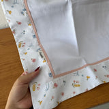 Cueiro Flanelado Premium 100% Algodão - Passarinhos e Flores
