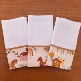 Kit Enxoval Maternidade 20 peças – Cavalinhos e Flores