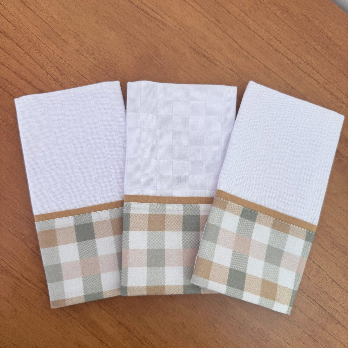 Kit Enxoval Maternidade 20 peças – Xadrez e Cores