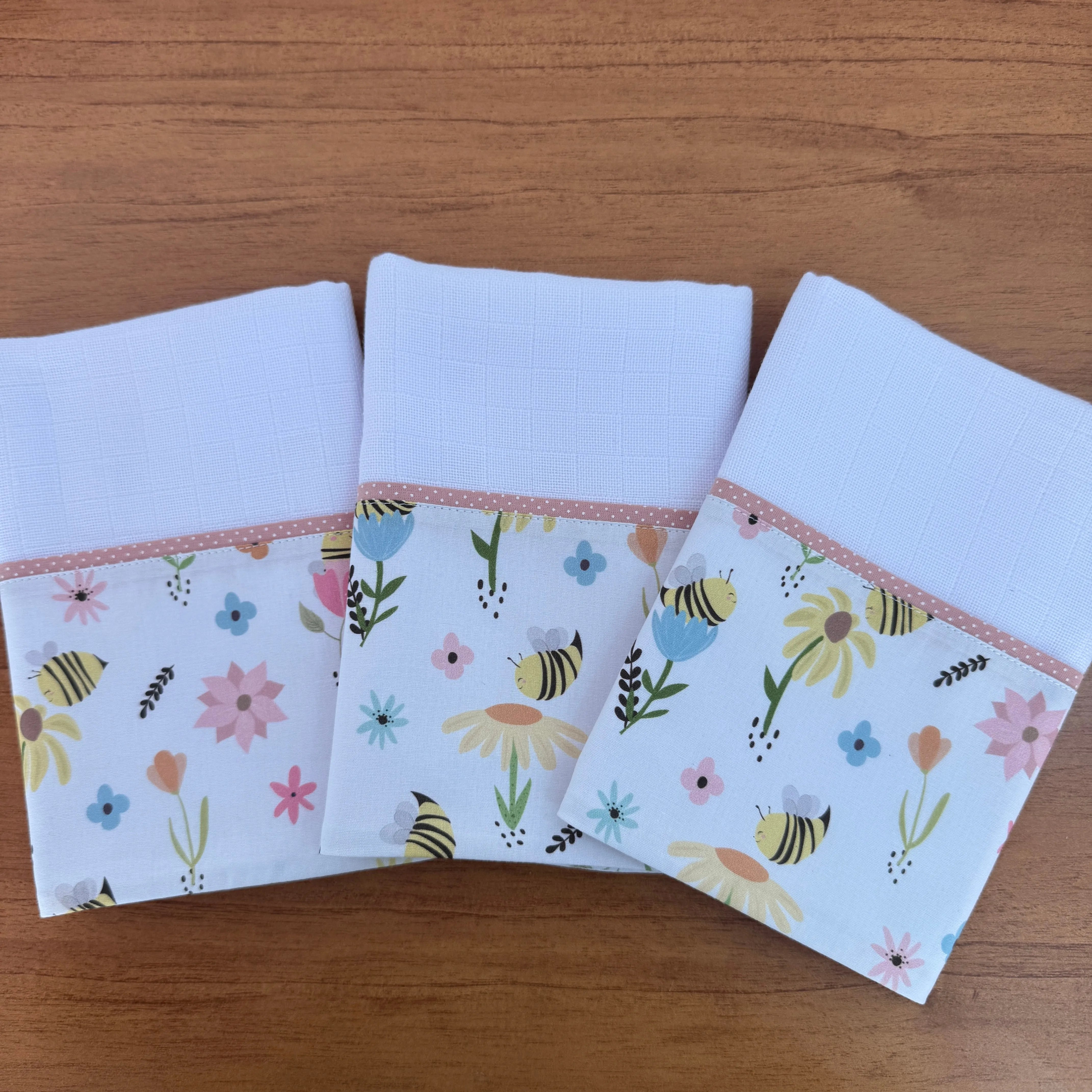 Kit Maternidade 20 peças - Abelhas no Jardim