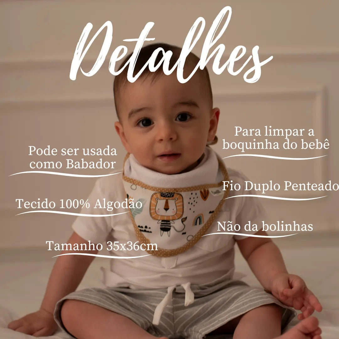 Fralda de Boca Cantinho - Ursinho Aviador