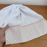 Fralda de Ombro - Xadrez Rosa